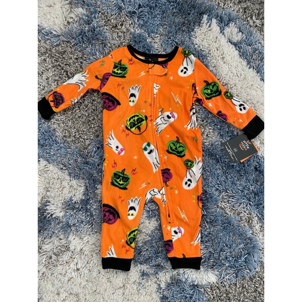 Brand new Halloween costume outfit onesie pumpkin ghost 6-9 month size boy girl